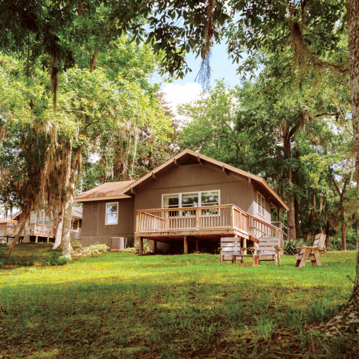Outdoor view of the Cabin